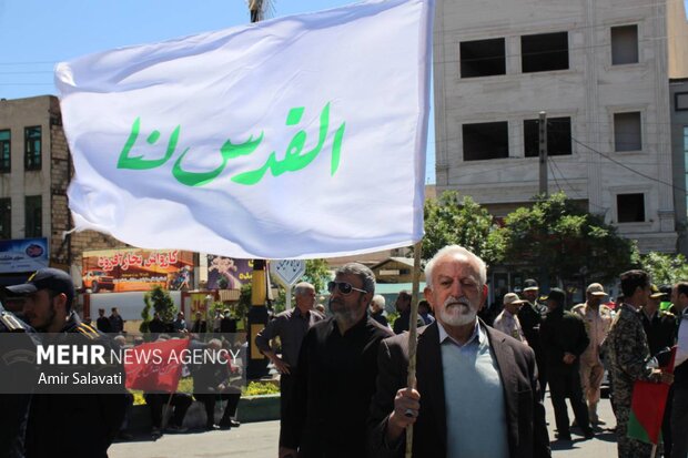 راهپیمایی روز قدس در سمنان