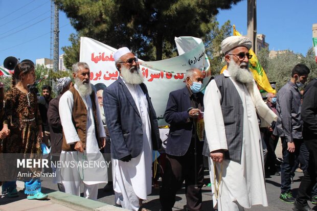 راهپیمایی روز قدس در سمنان