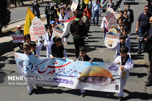 راهپیمایی روز قدس در سمنان