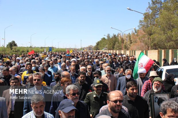 راهپیمایی روز قدس در سمنان