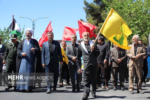 راهپیمایی روز قدس در سمنان