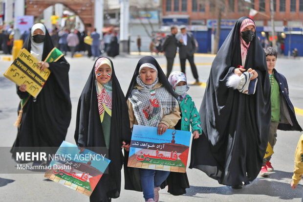 راهپیمایی روز جهانی قدس - اردبیل