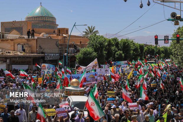 راهپیمایی روز جهانی قدس -  یزد