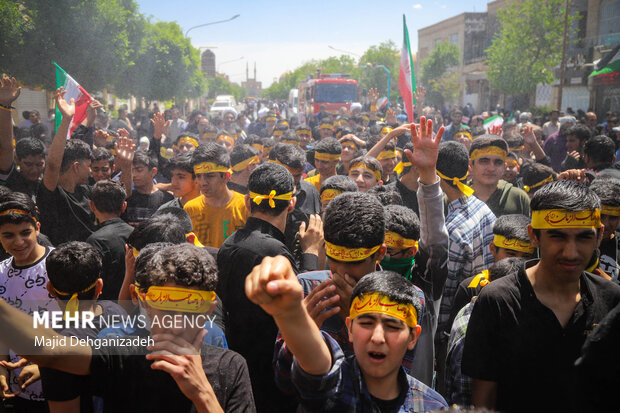 راهپیمایی روز جهانی قدس -  یزد