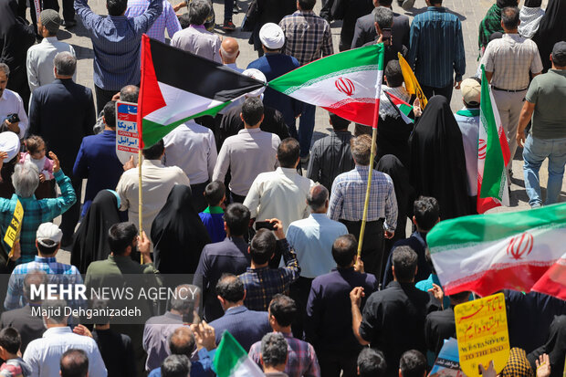 راهپیمایی روز جهانی قدس -  یزد