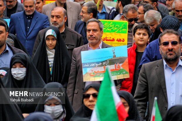 راهپیمایی روز جهانی قدس - کرمانشاه