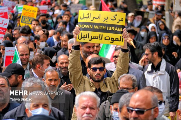 راهپیمایی روز جهانی قدس - کرمانشاه