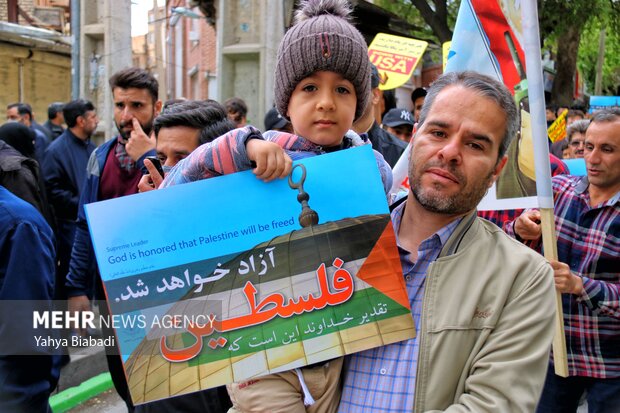 راهپیمایی روز جهانی قدس - کرمانشاه