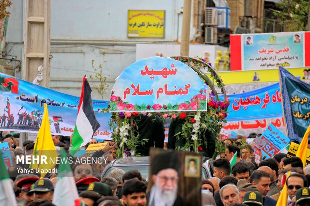 راهپیمایی روز جهانی قدس - کرمانشاه