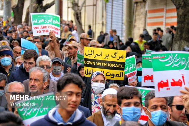 راهپیمایی روز جهانی قدس - کرمانشاه