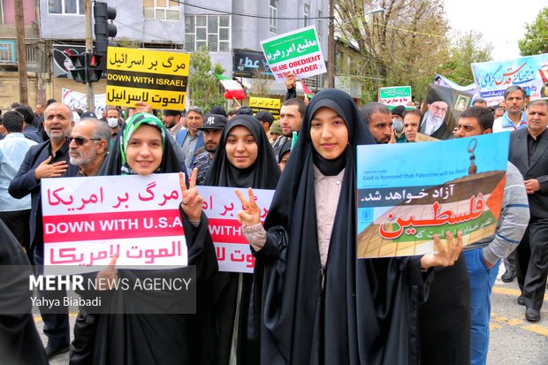 راهپیمایی روز جهانی قدس - کرمانشاه