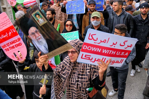 راهپیمایی روز جهانی قدس - کرمانشاه