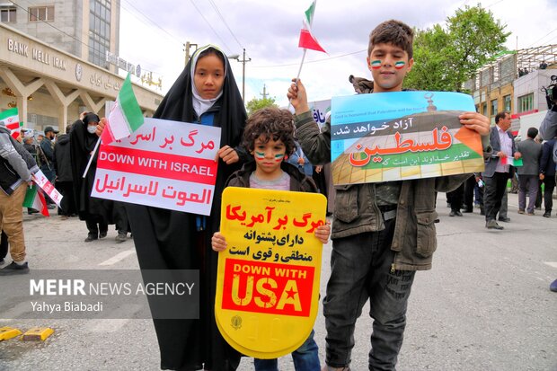 راهپیمایی روز جهانی قدس - کرمانشاه