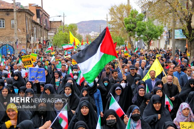 راهپیمایی روز جهانی قدس - کرمانشاه