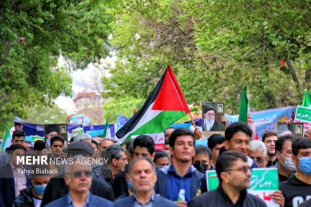 راهپیمایی روز جهانی قدس - کرمانشاه