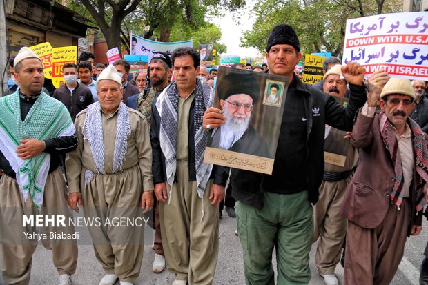 راهپیمایی روز جهانی قدس - کرمانشاه