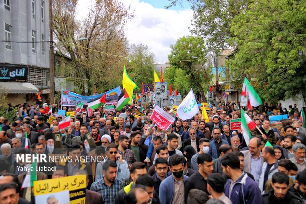 راهپیمایی روز جهانی قدس - کرمانشاه