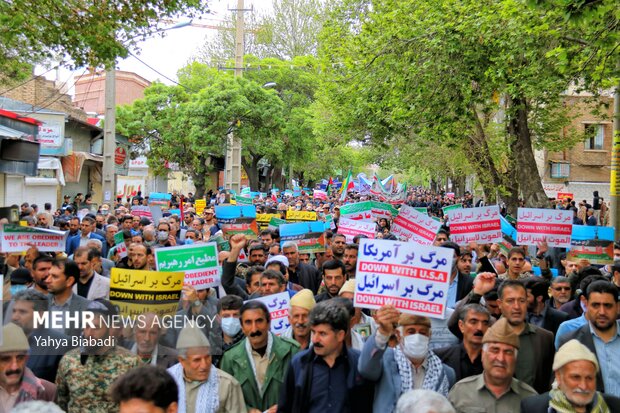 راهپیمایی روز جهانی قدس - کرمانشاه