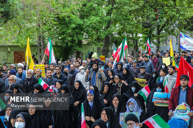 راهپیمایی روز قدس در بجنورد