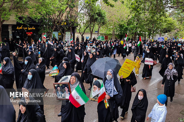 راهپیمایی روز قدس در بجنورد