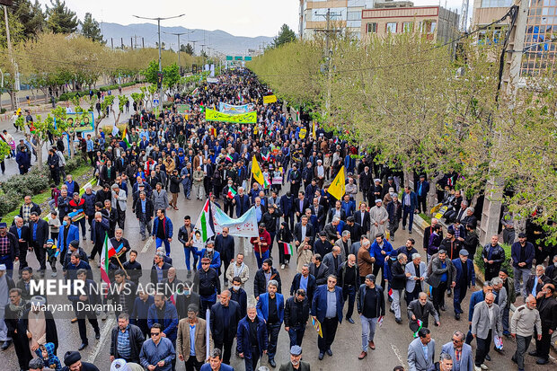 راهپیمایی روز قدس در بجنورد