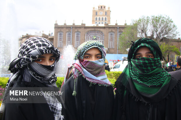 راهپیمایی روز جهانی قدس در تبریز