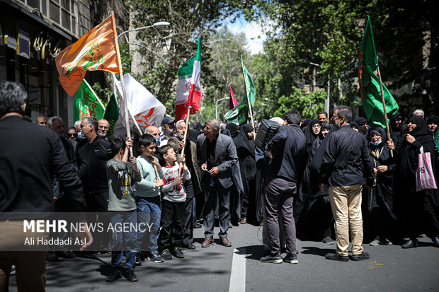 آغاز راهپیمایی روز جهانی قدس در تهران-۲