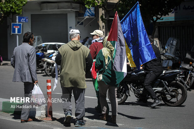 آغاز راهپیمایی روز جهانی قدس در تهران-۲