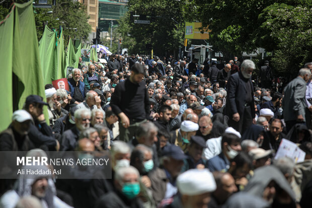 آغاز راهپیمایی روز جهانی قدس در تهران-۲