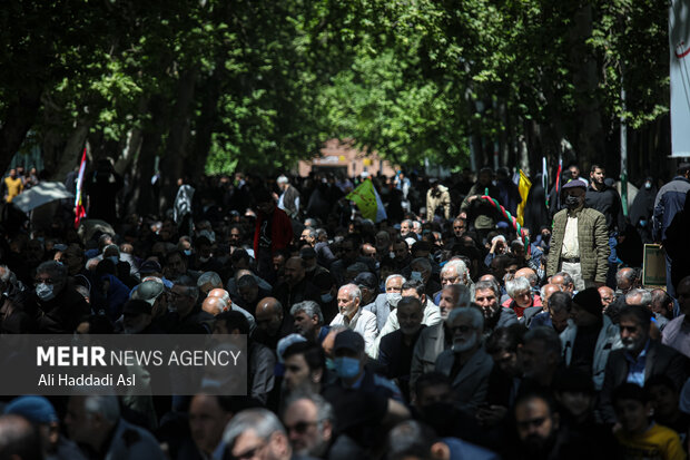 آغاز راهپیمایی روز جهانی قدس در تهران-۲