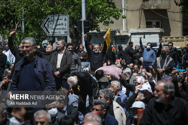 آغاز راهپیمایی روز جهانی قدس در تهران-۲