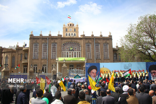 راهپیمایی روز جهانی قدس در تبریز