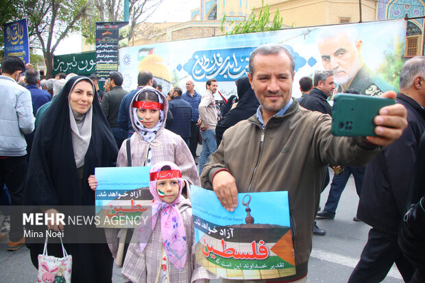 راهپیمایی روز جهانی قدس در تبریز