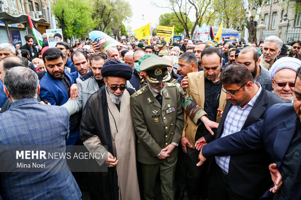 راهپیمایی روز جهانی قدس در تبریز