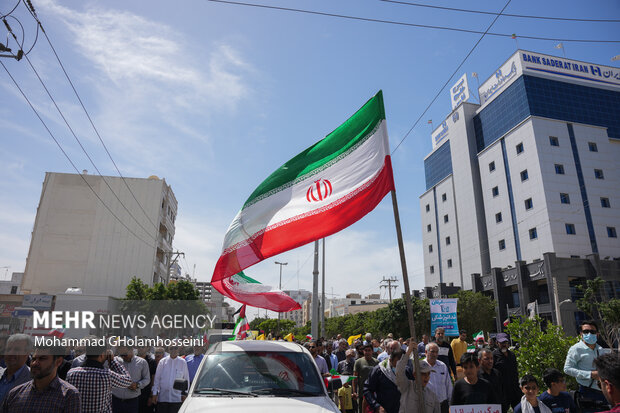 راهپیمایی روز جهانی قدس - بوشهر