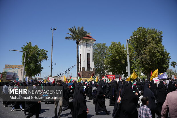 راهپیمایی روز جهانی قدس - بوشهر