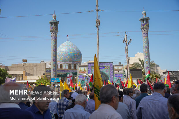 راهپیمایی روز جهانی قدس - بوشهر