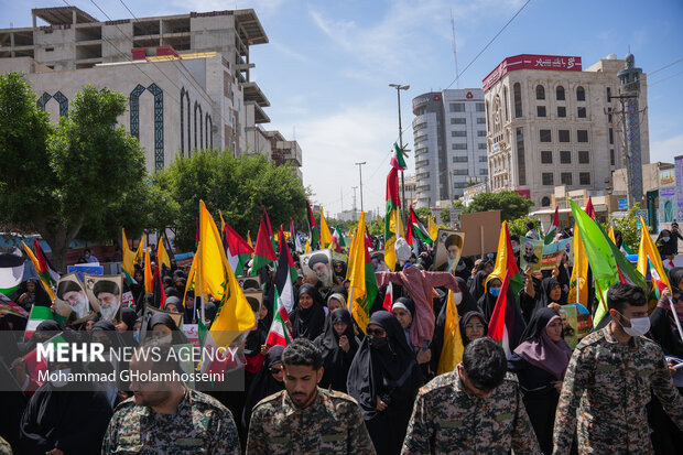 راهپیمایی روز جهانی قدس - بوشهر