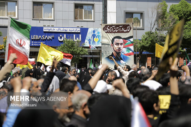 راهپیمایی روز جهانی قدس - مشهد مقدس