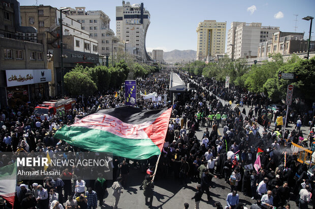 راهپیمایی روز جهانی قدس - مشهد مقدس