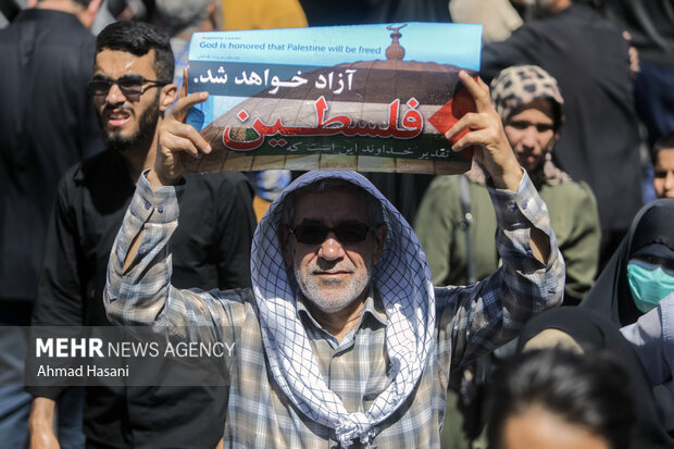 راهپیمایی روز جهانی قدس - مشهد مقدس