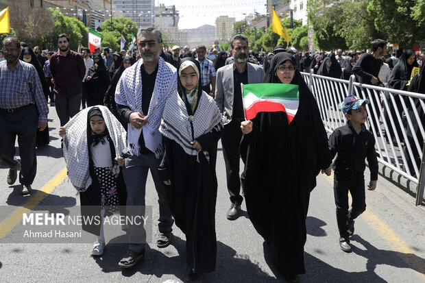 راهپیمایی روز جهانی قدس - مشهد مقدس