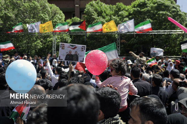 راهپیمایی حماسی روز قدس در مشهد