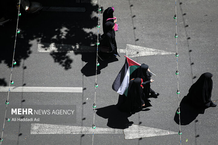 عکس های منتخب راهپیمای روز قدس در تهران