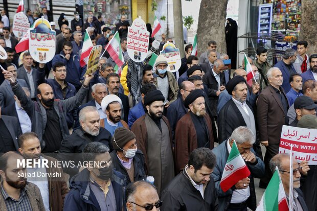 راهپیمایی روز قدس در خرم آباد