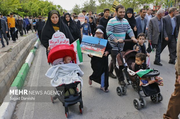 ساعت و مسیر برگزاری راهپیمایی روز قدس در قرچک اعلام شد