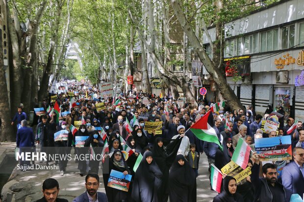 راهپیمایی روز قدس در خرم آباد