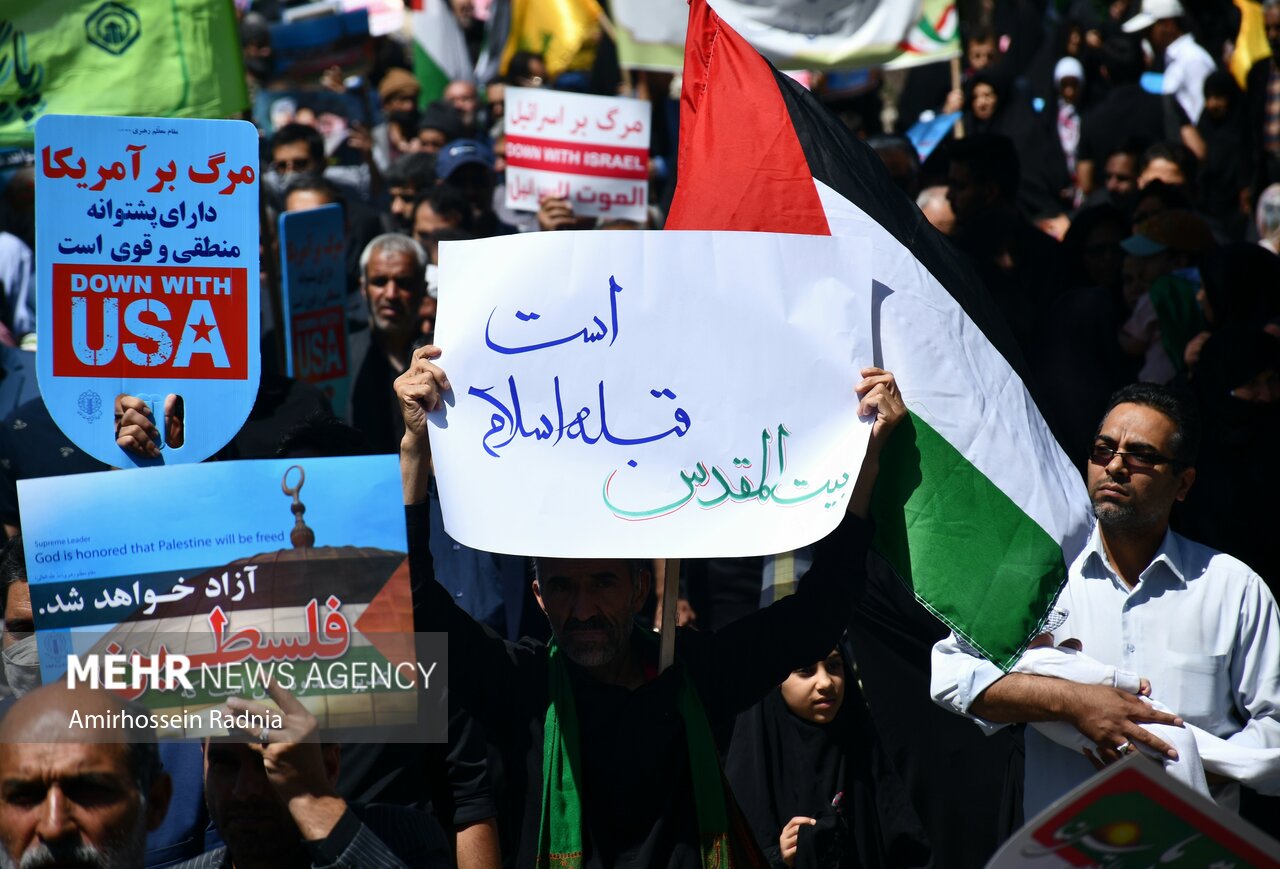 اینجا ایران! فریاد آزادی قدس را میشنوید/ روزشمار پایان یک دشمن
