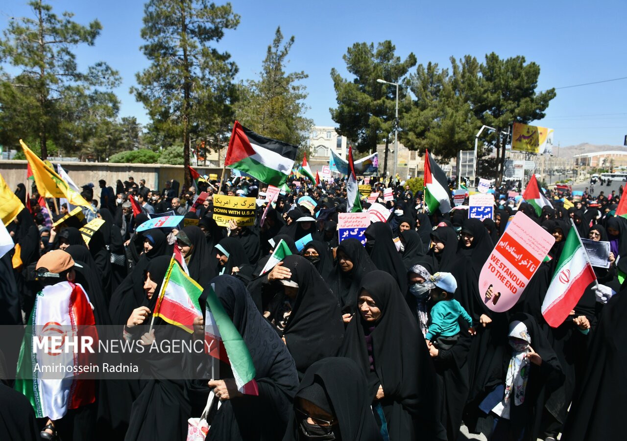 حضور پرشور تبریزی‌ها در راهپیمایی روز قدس