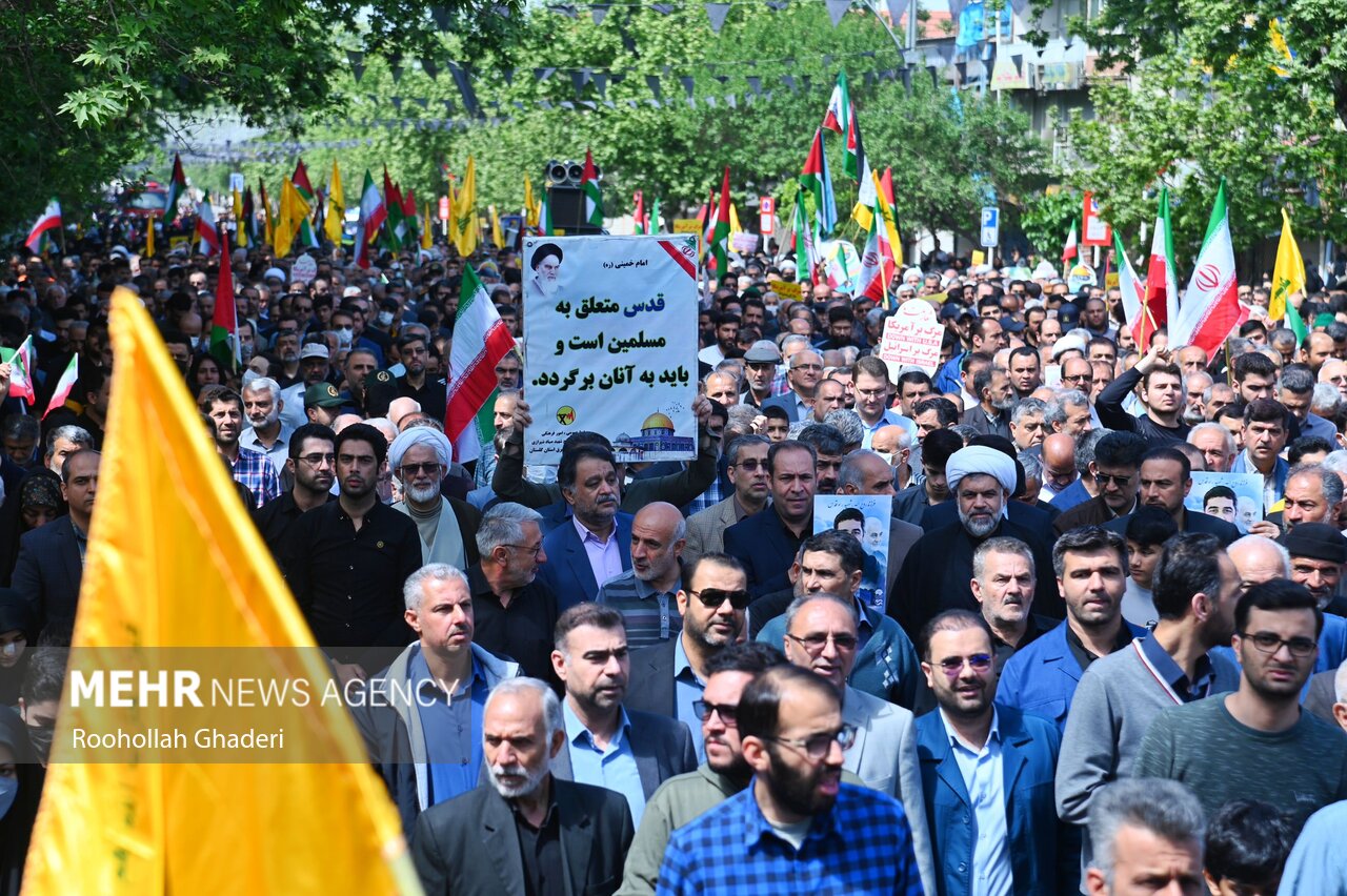 اینجا ایران! فریاد آزادی قدس را میشنوید/ روزشمار پایان یک دشمن